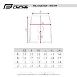 Force Vložka vnitřní pro MTB kraťasy SUPPORT