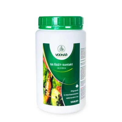 VODNÁŘ Přípravek sypký NA ŘASY-kontakt jezírka 1kg VODNÁŘ Přípravek sypký NA ŘASY-kontakt jezírka 1kg