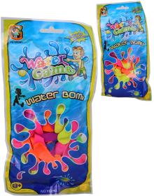 Vodní bomby barevné balonky na vodu sada 100ks s nástavcem v sáčku Vodní bomby barevné balonky na vodu sada 100ks s nástavcem v sáčku