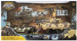 Vojenská army sada figurky s vojenskými vozidly a doplňky 3 druhy plast