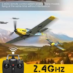Volantex RC letadlo BF-109 RTF se 6ti osou stabilizací z odolného EPP materiálu