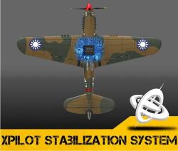 Volantex RC letadlo P-40 Warhawk RTF se 6ti osou stabilizací z odolného EPP materiálu