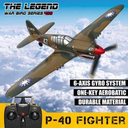 Volantex RC letadlo P-40 Warhawk RTF se 6ti osou stabilizací z odolného EPP materiálu