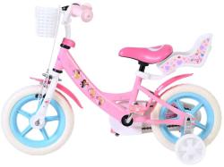 VOLARE Dětské kolo Disney Princess 12 růžové balanční kolečka