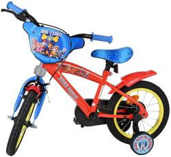 VOLARE Dětské kolo Tlapková patrola 14 červené balanční kolečka