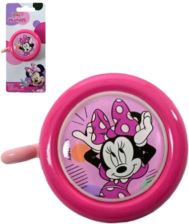 VOLARE Zvonek na dětské kolo Disney Minnie Mouse holčičí růžový