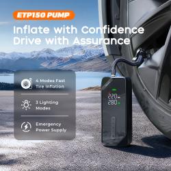 Vollyc Multifunkční akumulátorový kompresor EVO Tire Pump 150