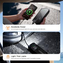 Vollyc Multifunkční akumulátorový kompresor EVO Tire Pump 150