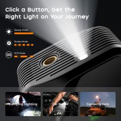 Vollyc Multifunkční akumulátorový kompresor EVO Tire Pump 150