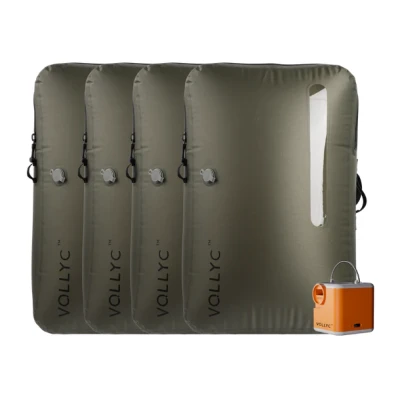 Vollyc Sada: Cestovní vakuové pytle EZY Pack 4xL+NANO pumpa