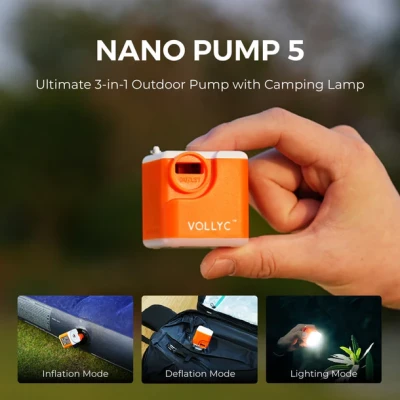 Vollyc Sada: Cestovní vakuové pytle EZY Pack S+M+L+NANO pumpa