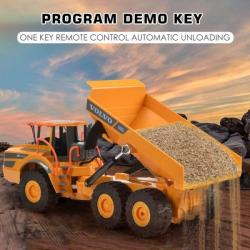 IQ models VOLVO A40G KLOUBOVÝ DUMPER 1:26 LED, ZVUK, LICENCOVANÝ
