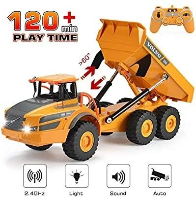 IQ models VOLVO A40G KLOUBOVÝ DUMPER 1:26 LED, ZVUK, LICENCOVANÝ