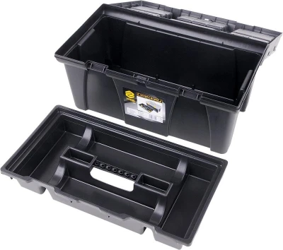 Vorel Box na nářadí plastový 26[34] 2 zámky 65cm