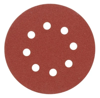 Vorel Brusný papír 125 mm P60 s otvory 5 ks suchý zip