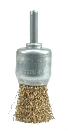 Vorel Kartáč drátěný čelní s nástavcem do vrtačky 24 mm pomosazený drát Vorel Kartáč drátěný čelní s nástavcem do vrtačky 24 mm pomosazený drát