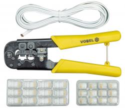 Vorel Kleště konektorové + kabel 2,5m Vorel Kleště konektorové + kabel 2,5m