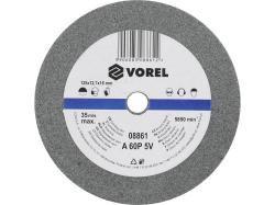 Vorel Kotouč brusný 125 x 12,7 x 16 mm jemný do stolní brusky