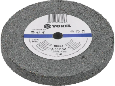 Vorel Kotouč brusný 150 x 12,7 x 16 mm hrubý do stolní brusky