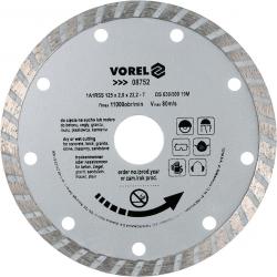 Vorel Kotouč řezný diamantový 125 x 22,2 x 2,0 mm turbo