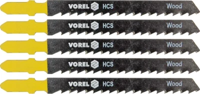 Vorel List do přímočaré pily 100 mm na dřevo TPI6 5 ks Vorel List do přímočaré pily 100 mm na dřevo TPI6 5 ks