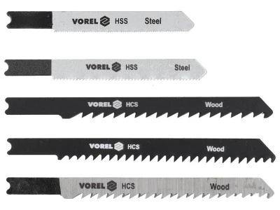 Vorel List do přímočaré pily 4x 105/75 1s76/50 mm 5 ks Vorel List do přímočaré pily 4x 105/75 1s76/50 mm 5 ks