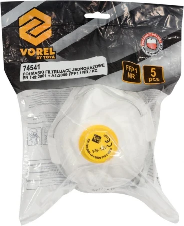 Vorel Respirátor s ventilem CDC3V 5ks FFP1