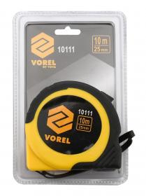 Vorel Metr svinovací 10 m x 25 mm žluto - černý