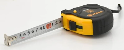 Vorel Metr svinovací 10 m x 25 mm žluto - černý