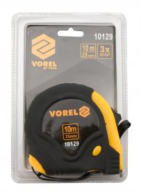Vorel Metr svinovací 10 m x 25 mm žluto - černý
