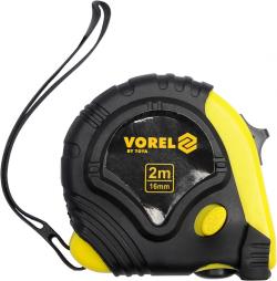 Vorel Metr svinovací 2 m x 16 mm žluto - černý Vorel Metr svinovací 2 m x 16 mm žluto - černý