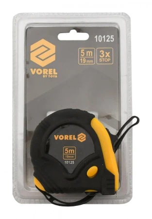 Vorel Metr svinovací 5 m x 16 mm žluto - černý