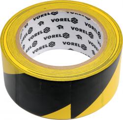 Vorel Páska lepící výstražná 48 mm x 33 m (černožlutá) Vorel Páska lepící výstražná 48 mm x 33 m (černožlutá)