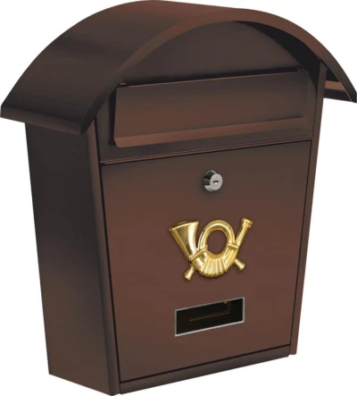 Vorel Poštovní schránka se stříškou oblou 380x320x105mm hnědá Vorel Poštovní schránka se stříškou oblou 380x320x105mm hnědá