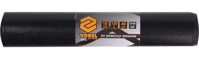 Vorel Pytel na odpad LDPE, 40um, 120l, 10ks, směsný odpad Vorel Pytel na odpad LDPE, 40um, 120l, 10ks, směsný odpad