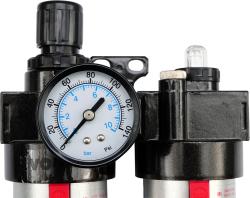 Vorel Regulátor tlaku vzduchu 1/2[34], 0-1MPa, s filtrem a přimazáváním