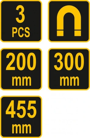 Vorel Sada magnetických držáků nářadí 3ks
