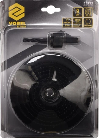 Vorel Sada vrtacích korunek do dřeva 9 ks