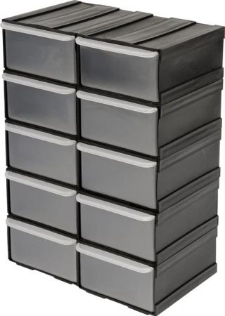 Vorel Skříňka se zásobníky, 10 zásobníků, 225x155x100mm Vorel Skříňka se zásobníky, 10 zásobníků, 225x155x100mm