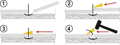 Vorel Spona nivelační 1,5 mm 100 ks