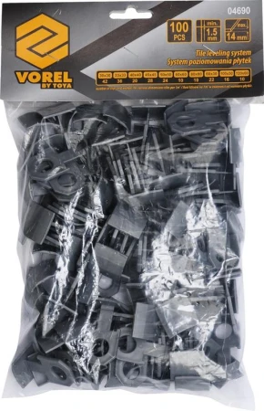 Vorel Spona nivelační 1,5 mm 100 ks