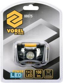 Vorel Svítilna čelová LED 1W (VÝPRODEJ)