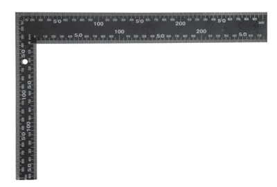 Vorel Úhelník truhlářský 300 x 200 mm černý Vorel Úhelník truhlářský 300 x 200 mm černý