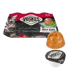 Voskes Cat jelly cups želatinové košíčky s tuňákem a kuřetem 6 x 25 g Voskes Cat jelly cups želatinové košíčky s tuňákem a kuřetem 6 x 25 g
