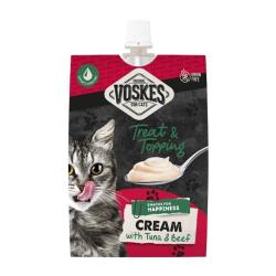 Voskes Cream Snacks Cat s tuňákem a hovězím 90 g Voskes Cream Snacks Cat s tuňákem a hovězím 90 g