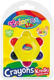 Voskovky pastelky Colorino hvězda pro nejmenší 6 barev 6v1