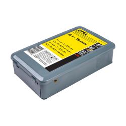 Vrták do kovu 1,0-10,0mm sada 19díl.