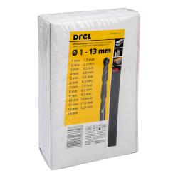 Vrták do kovu HSS 1,0-13,0mm sada 25díl.