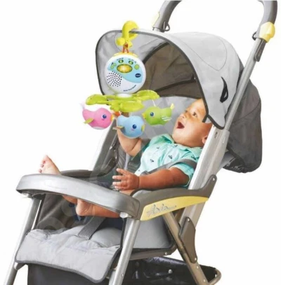 Vtech Baby zpívající kolotoč 3v1 s ptáčky na baterie Světlo Zvuk CZ pro miminko