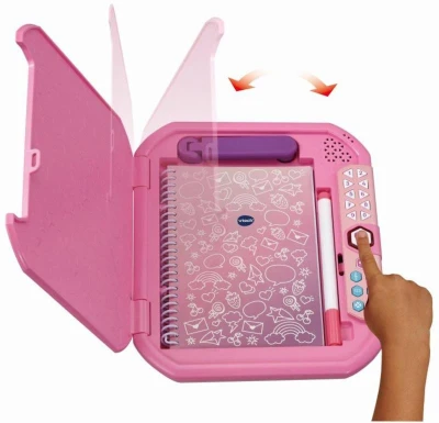 Vtech Tajný zápisník trezor s kódem na baterie UV Světlo Zvuk CZ